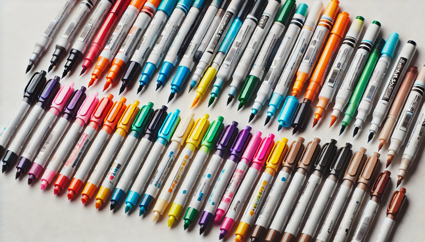 Paint markers being used to design intricate patterns on glass, demonstrating their precision and bold colors.